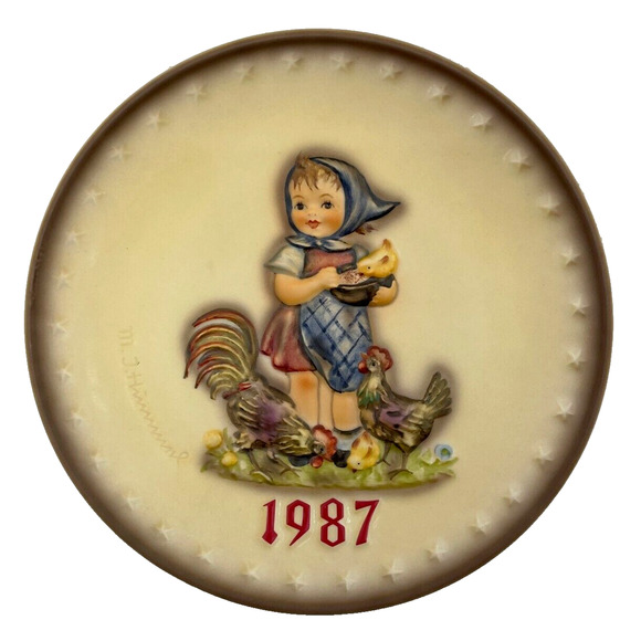 Vintage 1987 Goebel M.J. Hummel 17th Annual Plate Collectors Memorabilia Hum 283 - Picture 1 of 14